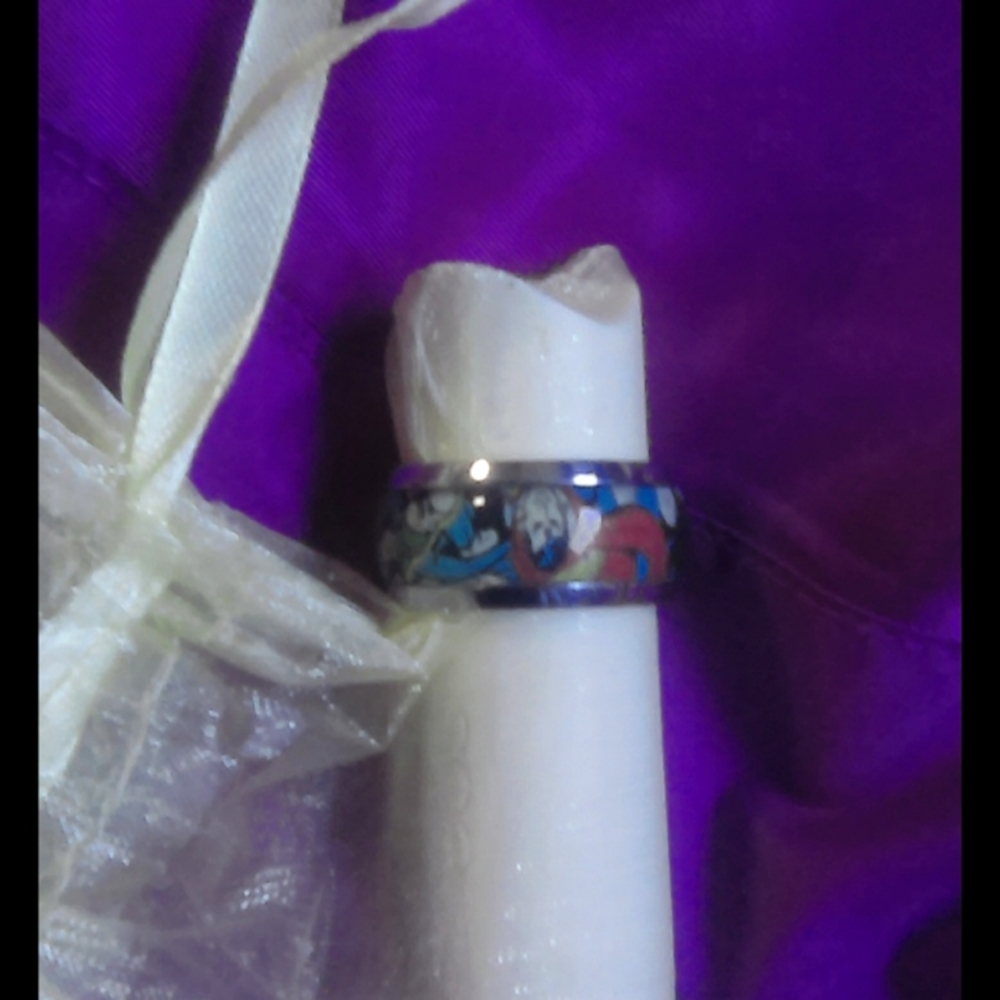 Super heroes ring (tungsten)